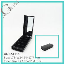 Fünf Raster rechteckige Lidschatten Fall mit Spiegel AG-ES1115, AGPM Kosmetikverpackungen, benutzerdefinierte Farben/Logo